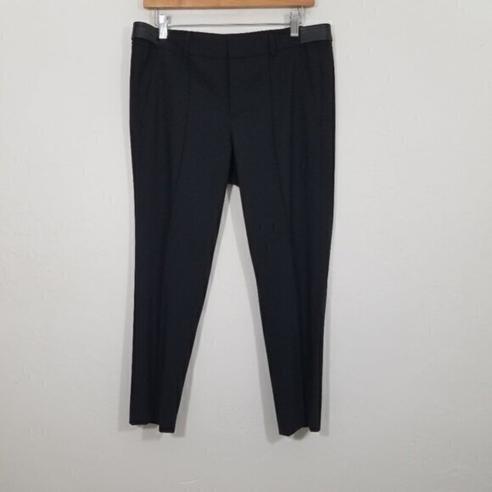 Vince Wool Stretch Dress Pants Pants Black Size 6